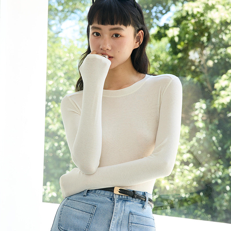 Margot | Chic Crew Neck Long Sleeve Knitted Jumper