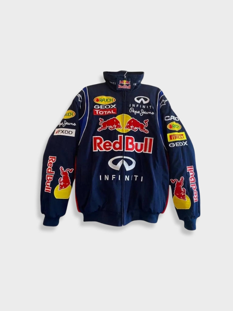 Margot | Stylish Vintage Racing Zip-Up Bomber Jacket