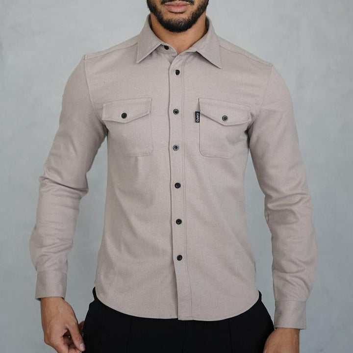 Michael | Slim Fit Button Front Mens Winter Jacket