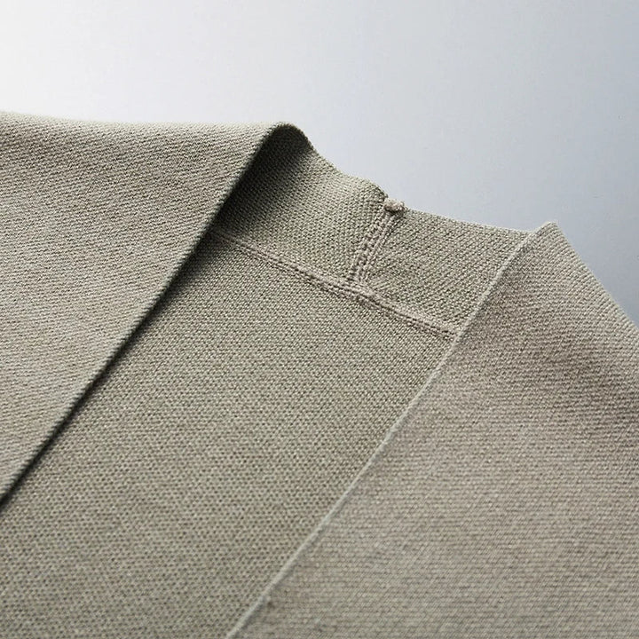 Michael | Sophisticated Striped Button Up Mens Cardigan