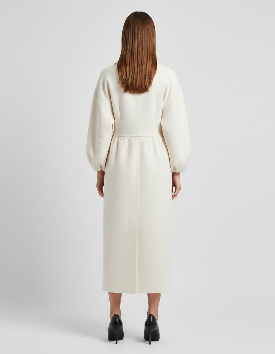 Mila | Relaxed Double Breasted Long Jacket Maxi Coat