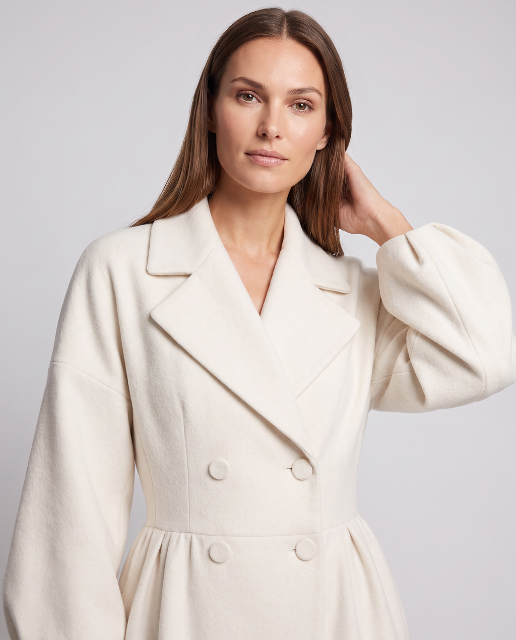 Mila | Relaxed Double Breasted Long Jacket Maxi Coat
