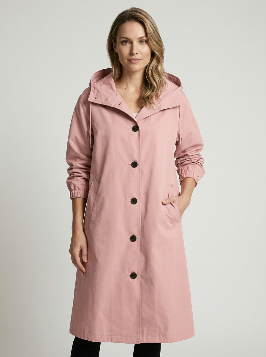 Millie | Elegant Oversized Hooded Long Jacket