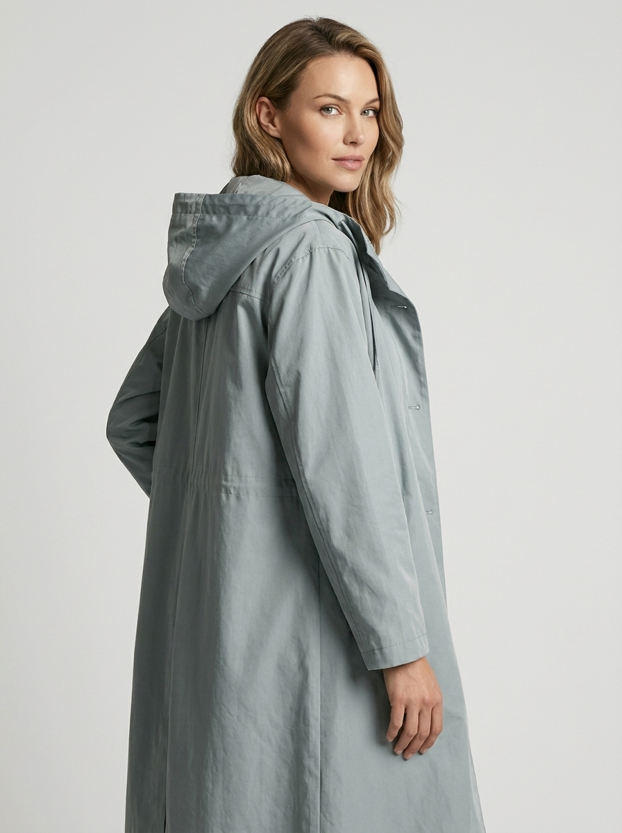 Millie | Elegant Oversized Hooded Long Jacket