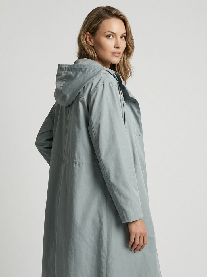 Millie | Elegant Oversized Hooded Long Jacket