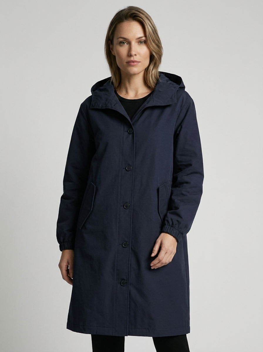 Millie | Elegant Oversized Hooded Long Jacket
