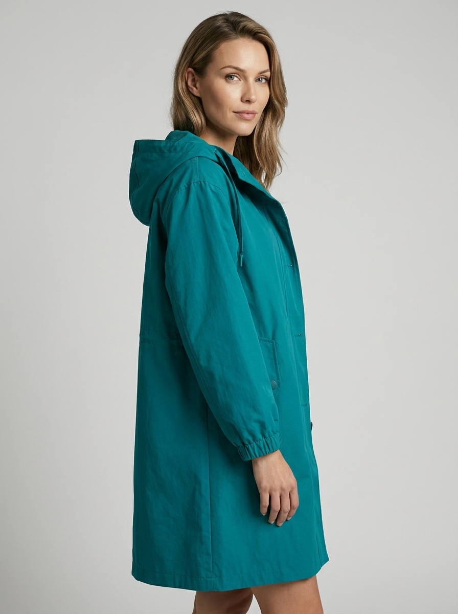 Millie | Elegant Oversized Hooded Long Jacket