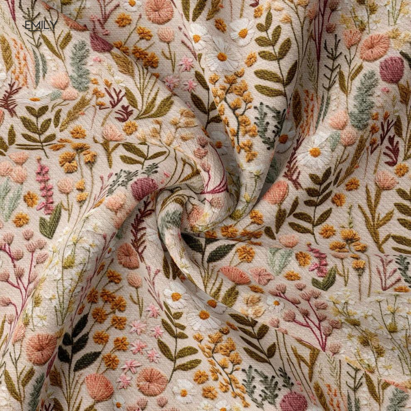 Millie | Floral Crew Neck Knitted Jumper