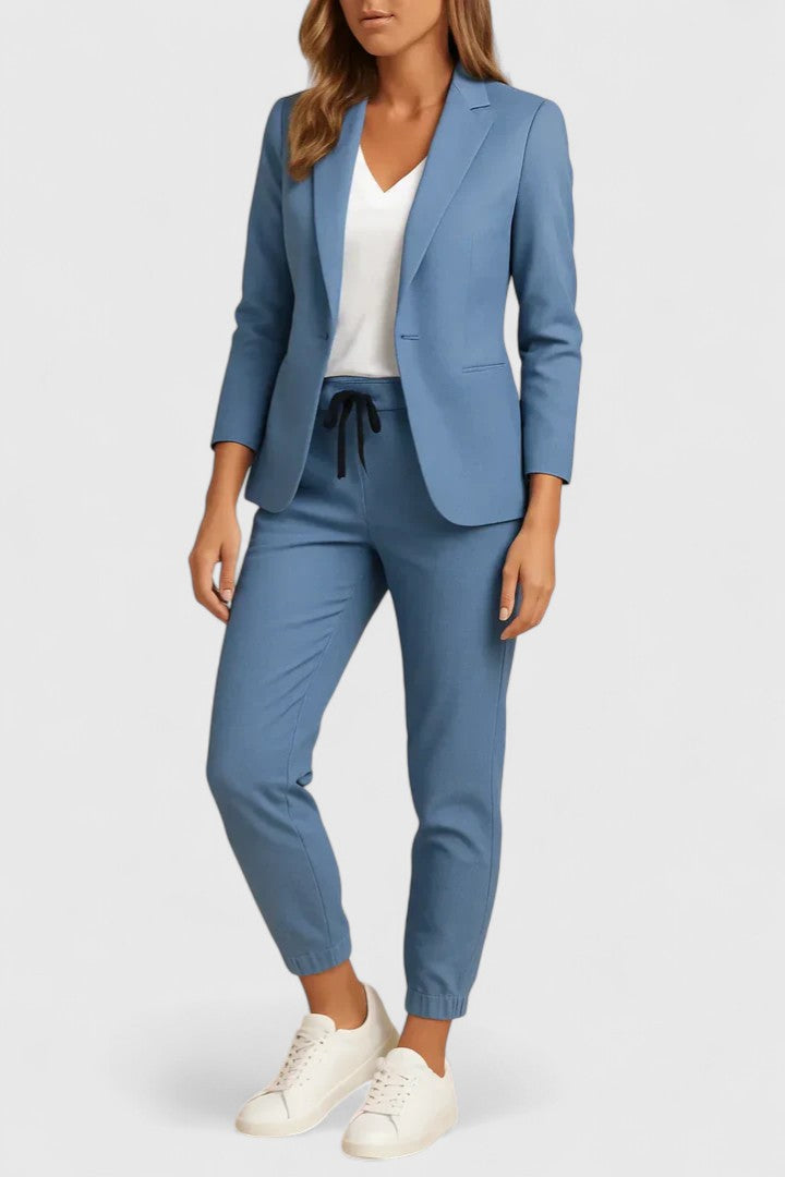 Myla | Sophisticated Blazer and Drawstring Jogger Trouser Set