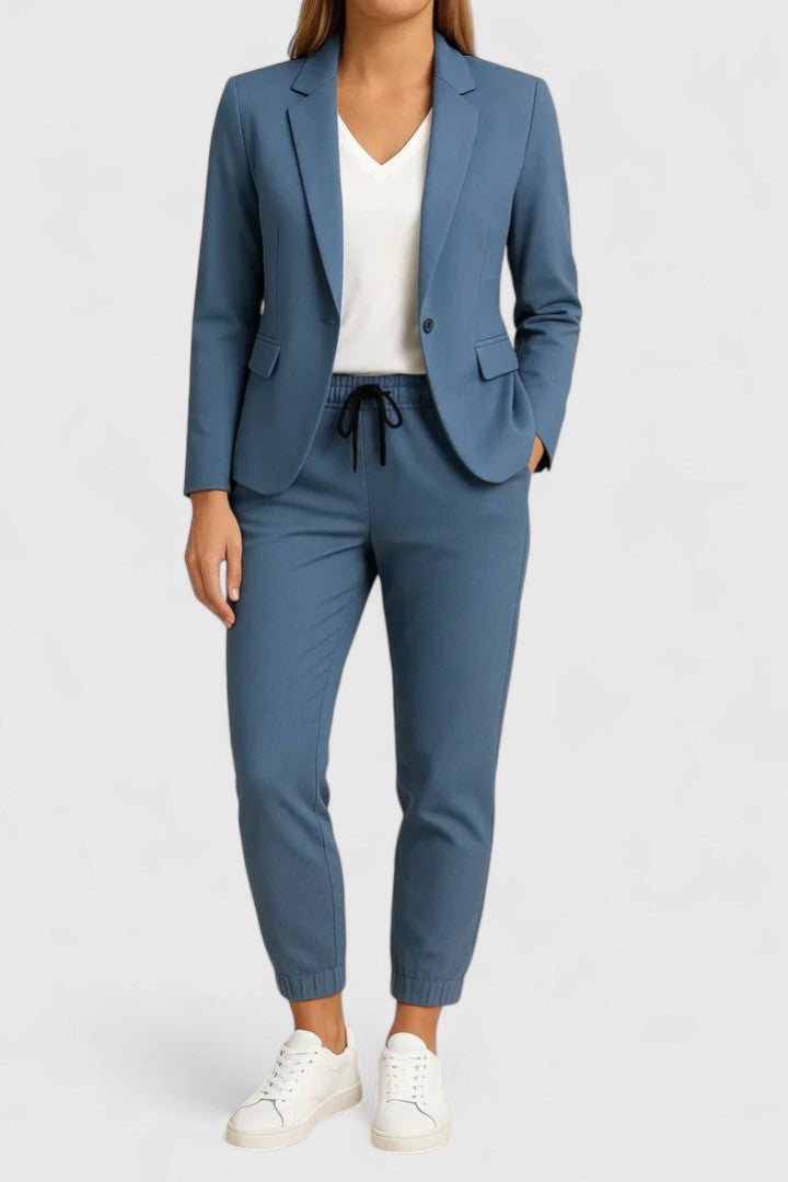 Myla | Sophisticated Blazer and Drawstring Jogger Trouser Set