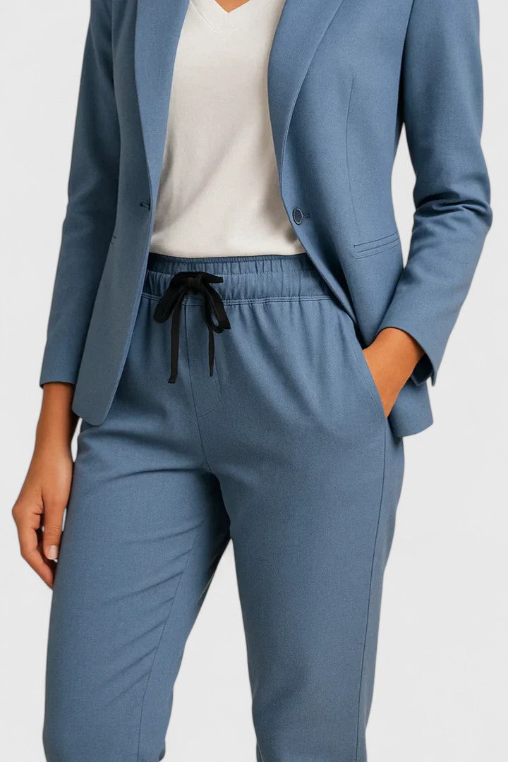 Myla | Sophisticated Blazer and Drawstring Jogger Trouser Set