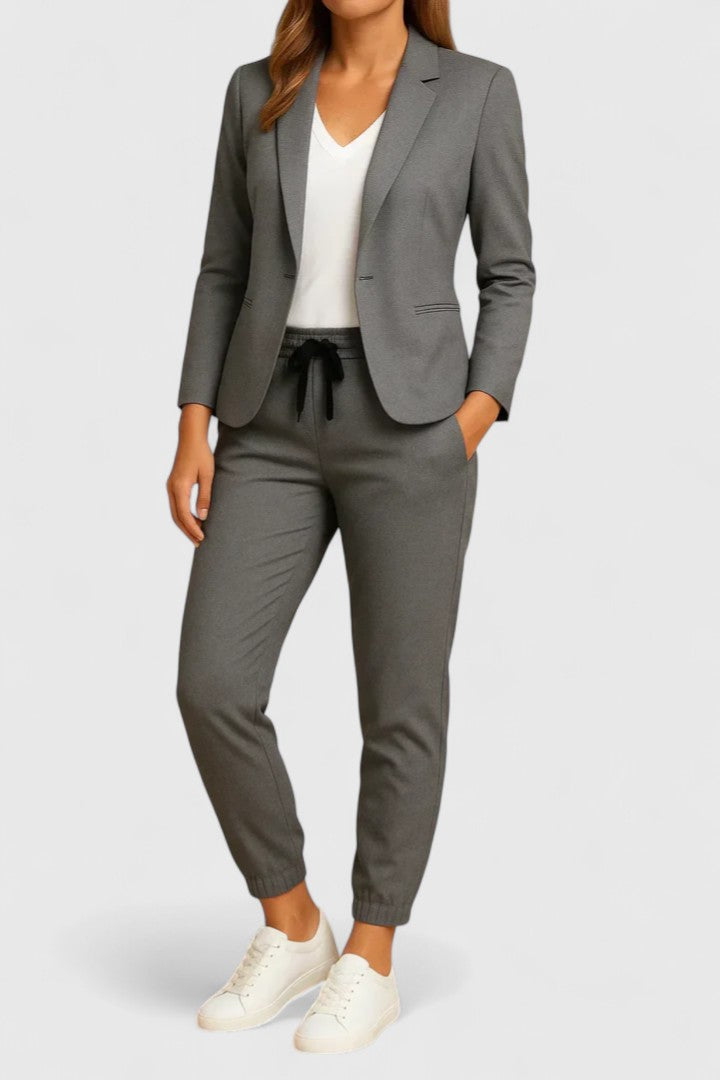 Myla | Sophisticated Blazer and Drawstring Jogger Trouser Set