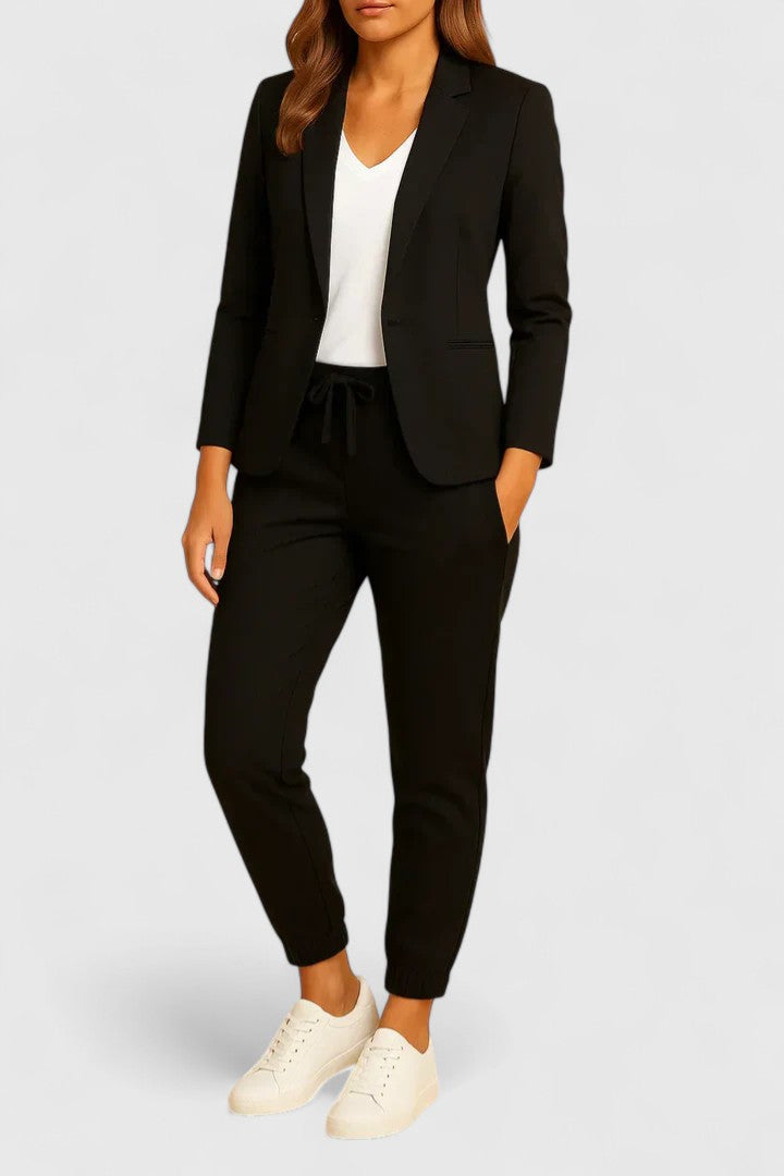 Myla | Sophisticated Blazer and Drawstring Jogger Trouser Set