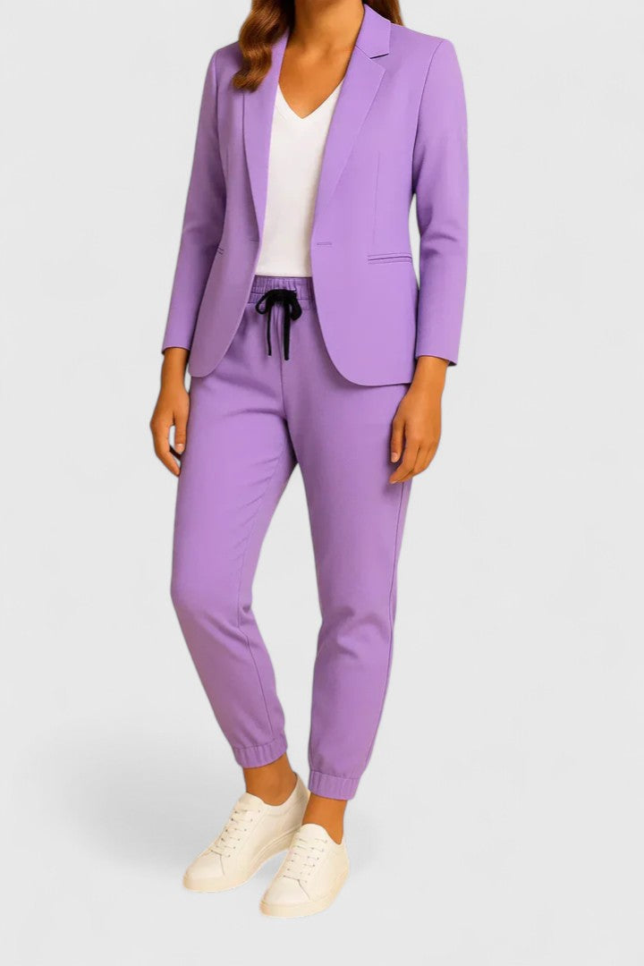 Myla | Sophisticated Blazer and Drawstring Jogger Trouser Set
