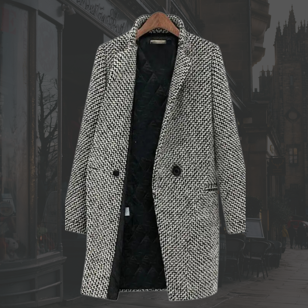Nancy | Polished Tailored Longline Plus Size Coat