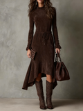 Nancy | Relaxed Tie-Waist Midi Jumper Dress