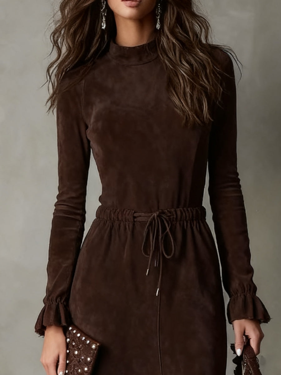 Nancy | Relaxed Tie-Waist Midi Jumper Dress