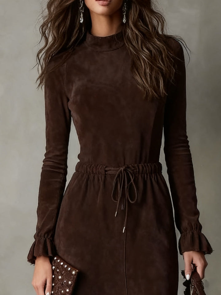Nancy | Relaxed Tie-Waist Midi Jumper Dress