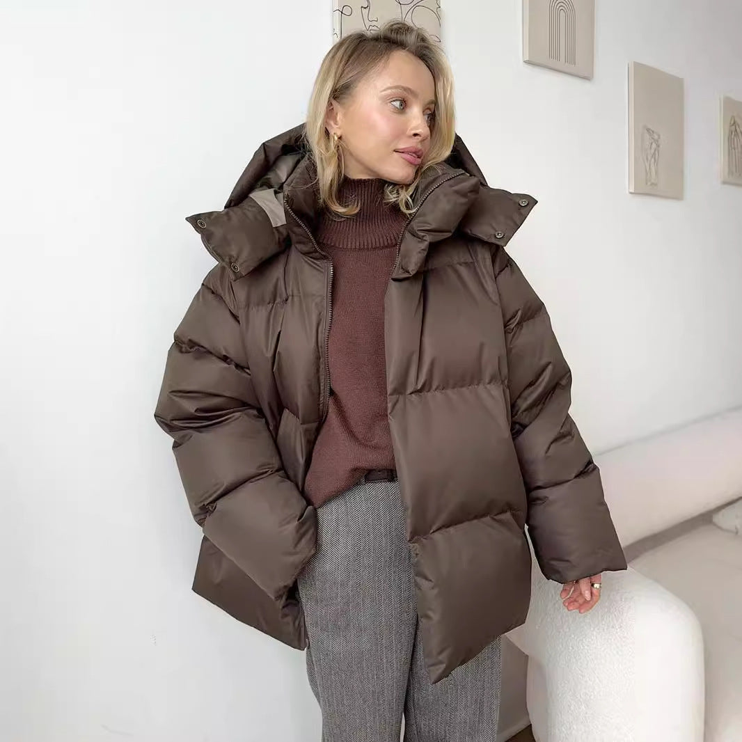 Nellie | Effortless Oversized Hooded Quilted Jacket