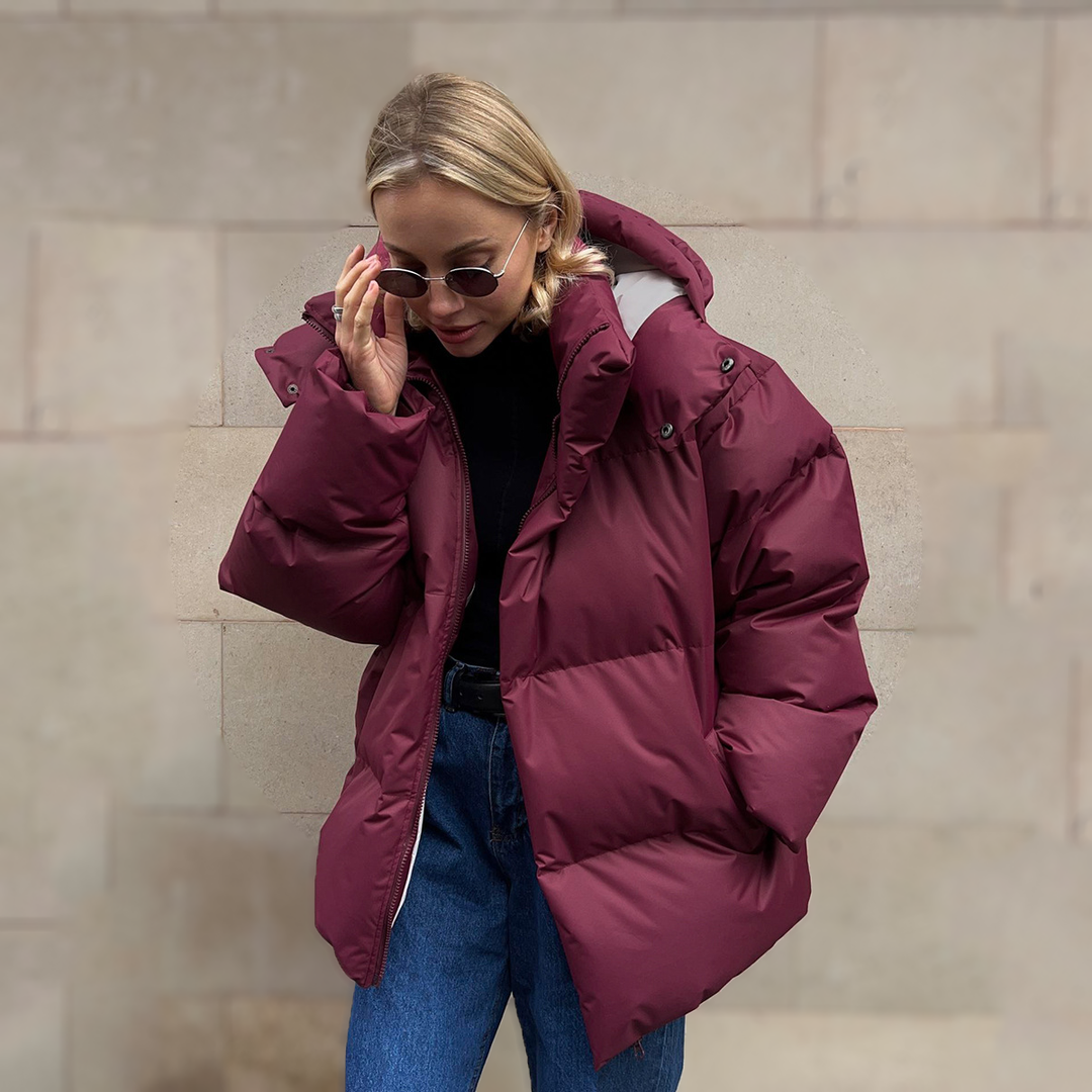 Nellie | Effortless Oversized Hooded Quilted Jacket