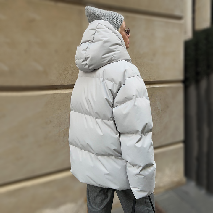 Nellie | Effortless Oversized Hooded Quilted Jacket