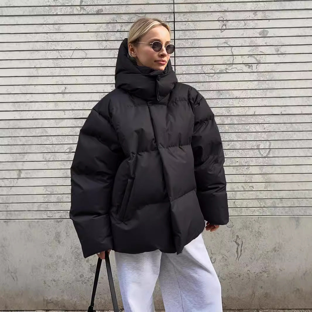 Nellie | Effortless Oversized Hooded Quilted Jacket