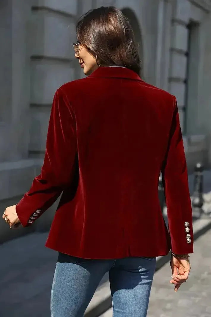 Nora | Refined Tailored Single-Breasted Blazer Jacket