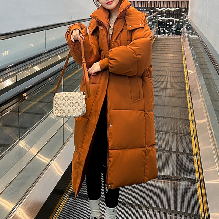 Nora | Stylish Longline Padded Winter Quilted Jacket