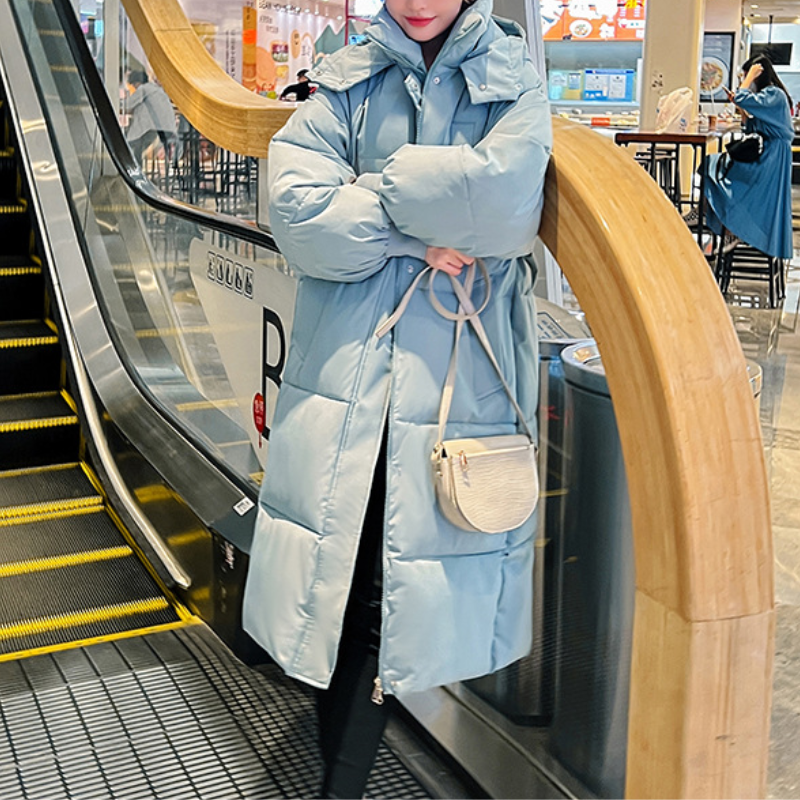 Nora | Stylish Longline Padded Winter Quilted Jacket