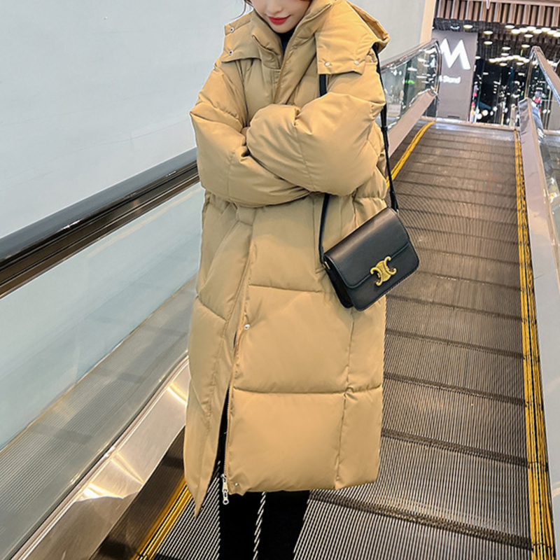 Nora | Stylish Longline Padded Winter Quilted Jacket
