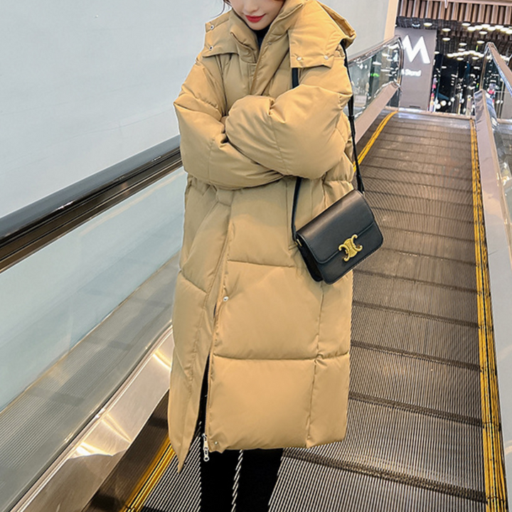 Nora | Stylish Longline Padded Winter Quilted Jacket