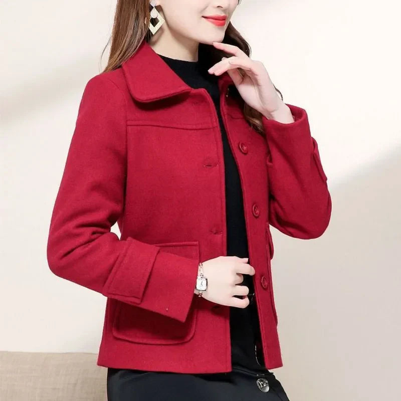 Nova | Timeless Single-Breasted Short Winter Coat