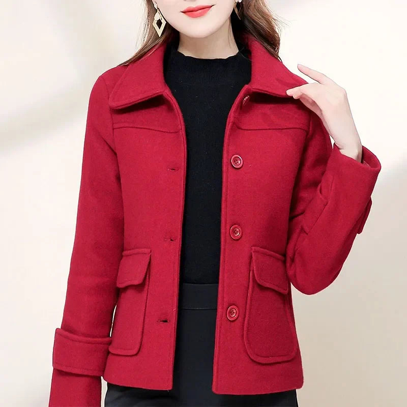 Nova | Timeless Single-Breasted Short Winter Coat
