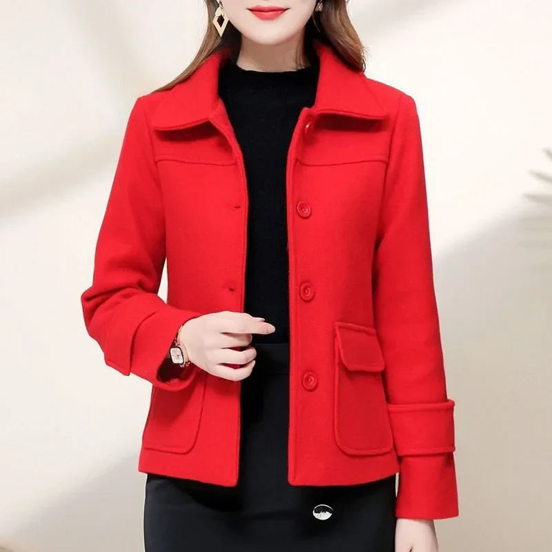 Nova | Timeless Single-Breasted Short Winter Coat