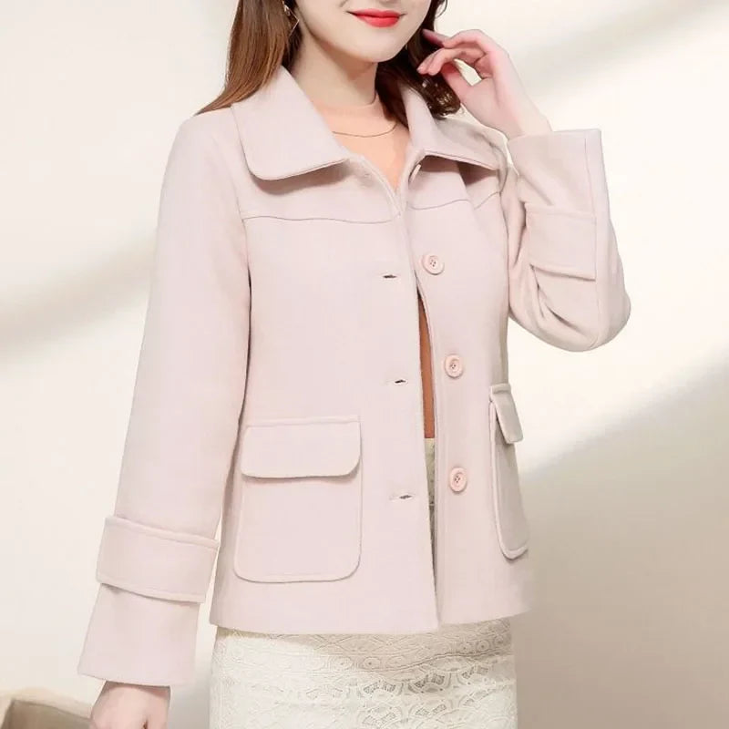 Nova | Timeless Single-Breasted Short Winter Coat