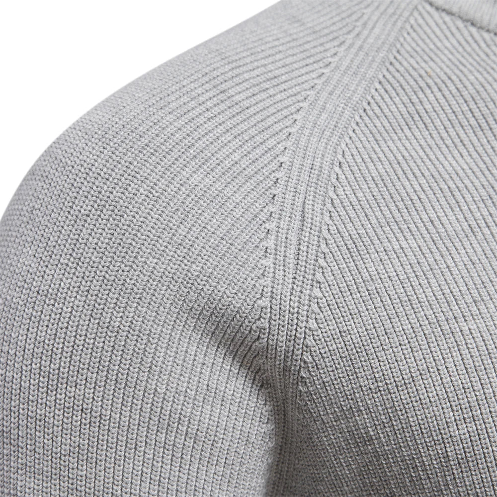 Oscar | Stylish Quarter Zip Mens Knitted Jumper