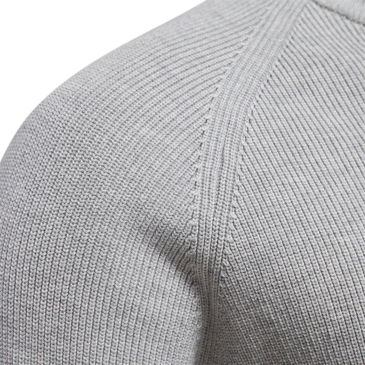 Oscar | Stylish Quarter Zip Mens Knitted Jumper