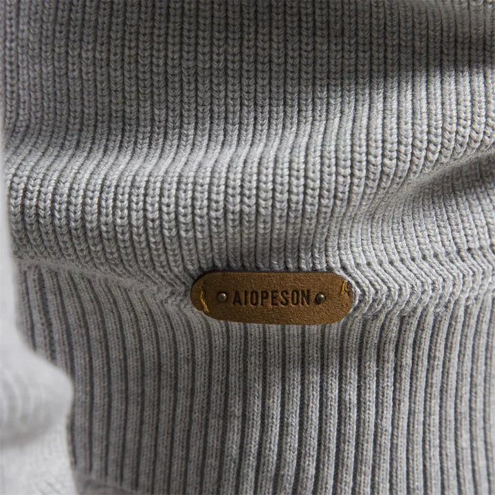 Oscar | Stylish Quarter Zip Mens Knitted Jumper