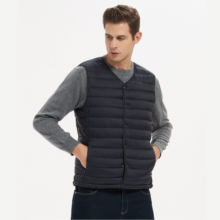 Otis | Quilted V-Neck Padded Gilet