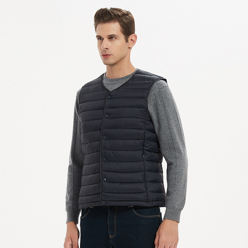 Otis | Quilted V-Neck Padded Gilet