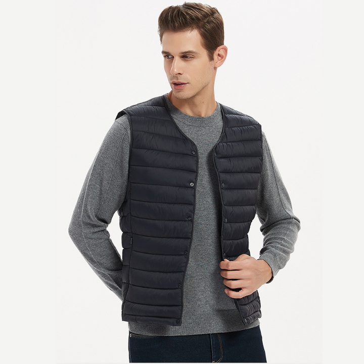 Otis | Quilted V-Neck Padded Gilet