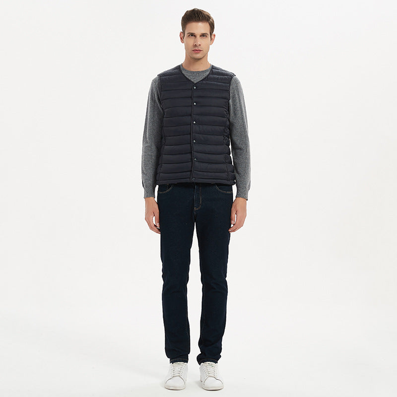 Otis | Quilted V-Neck Padded Gilet