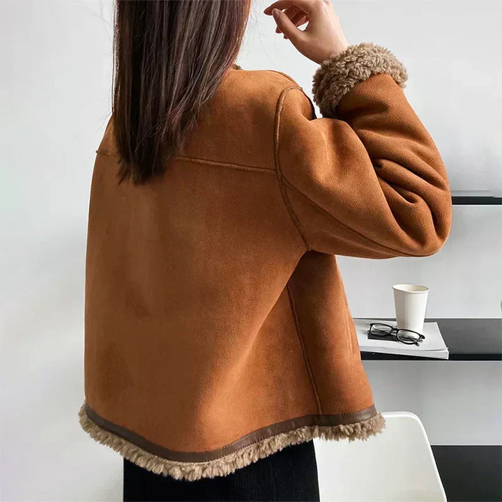 Phoebe | Timeless Button Front Short Winter Coat