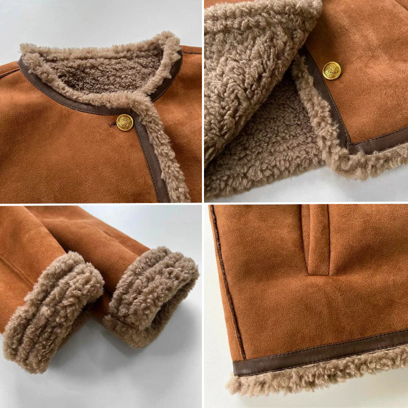 Phoebe | Timeless Button Front Short Winter Coat