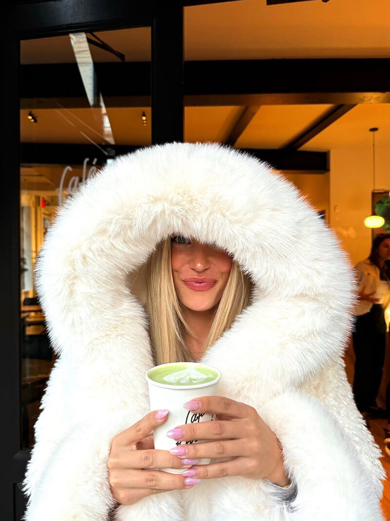 Poppy | Classic Oversized Hooded Fur Jacket