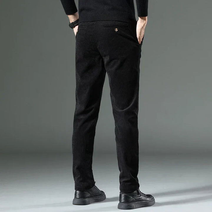 Ralph | Classic Ribbed Slim Fit Mens Winter Trousers