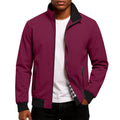 Riley | Effortless Contrast Trim Zip-Up Bomber Jacket