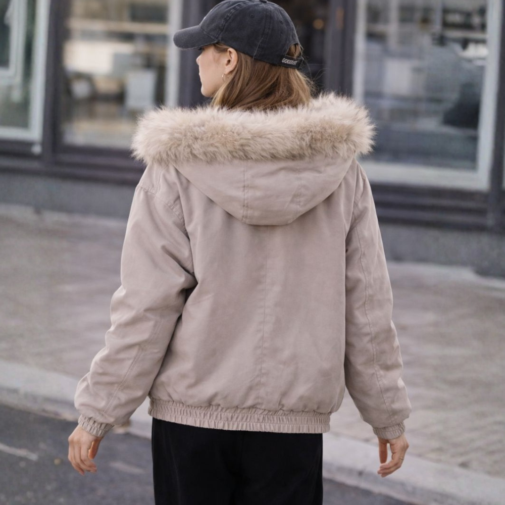 Robyn | Relaxed Oversized Winter Fur Jacket with Hood