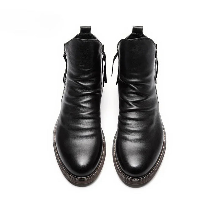 Rory | Low Heel Side Zip Mens Ankle Boots
