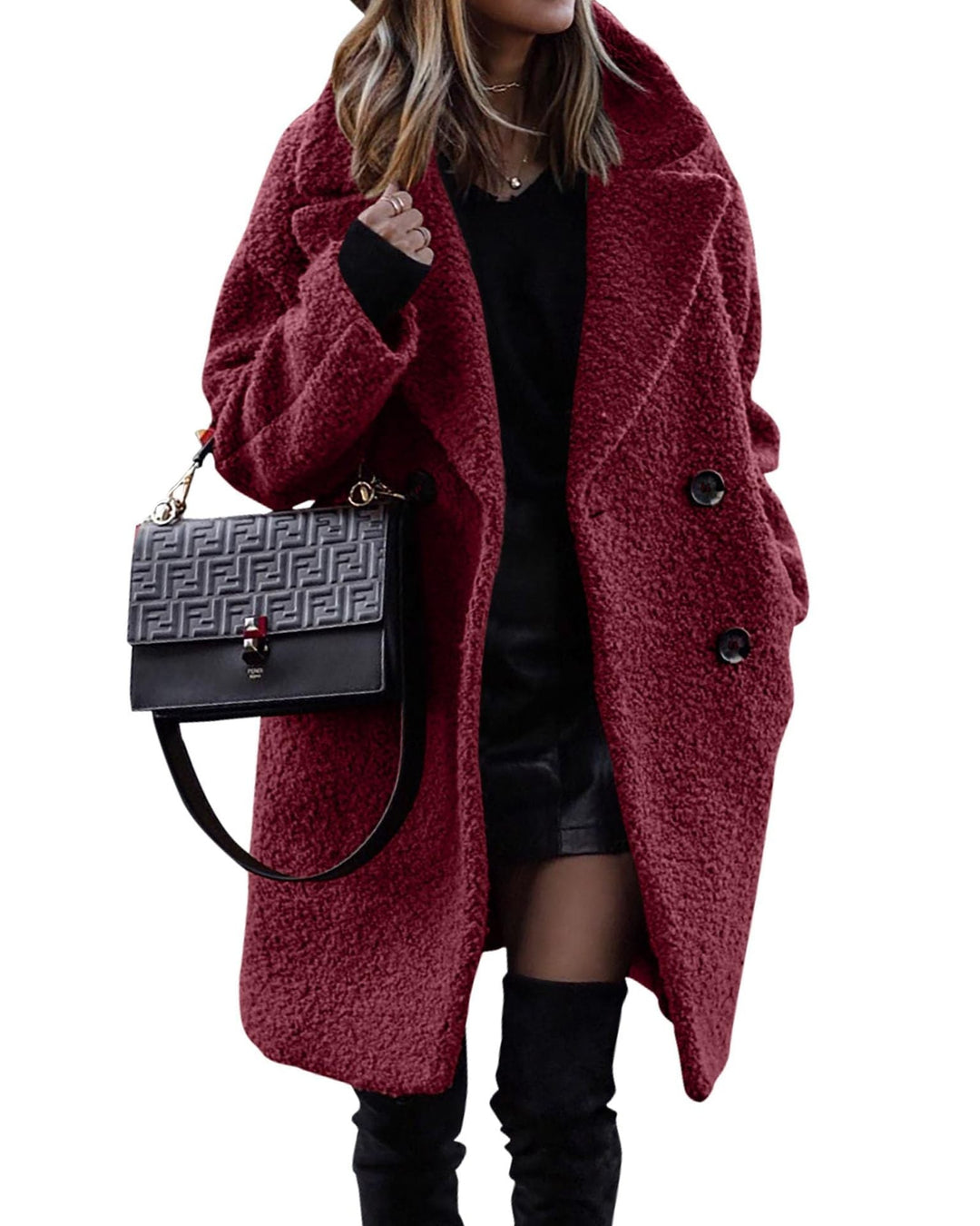 Rose | Refined Longline Double-Breasted Winter Coat